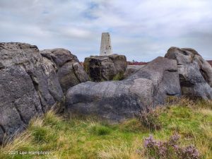The trig point at Little Holder Stones. | The Holder Stones