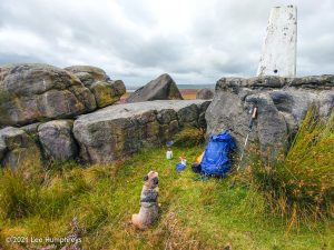 The trig point at Little Holder Stones. | The Holder Stones
