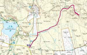 High Mark, Malham – Wild Camp #045 - Route Map