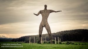 Wicker Man spotted from the car